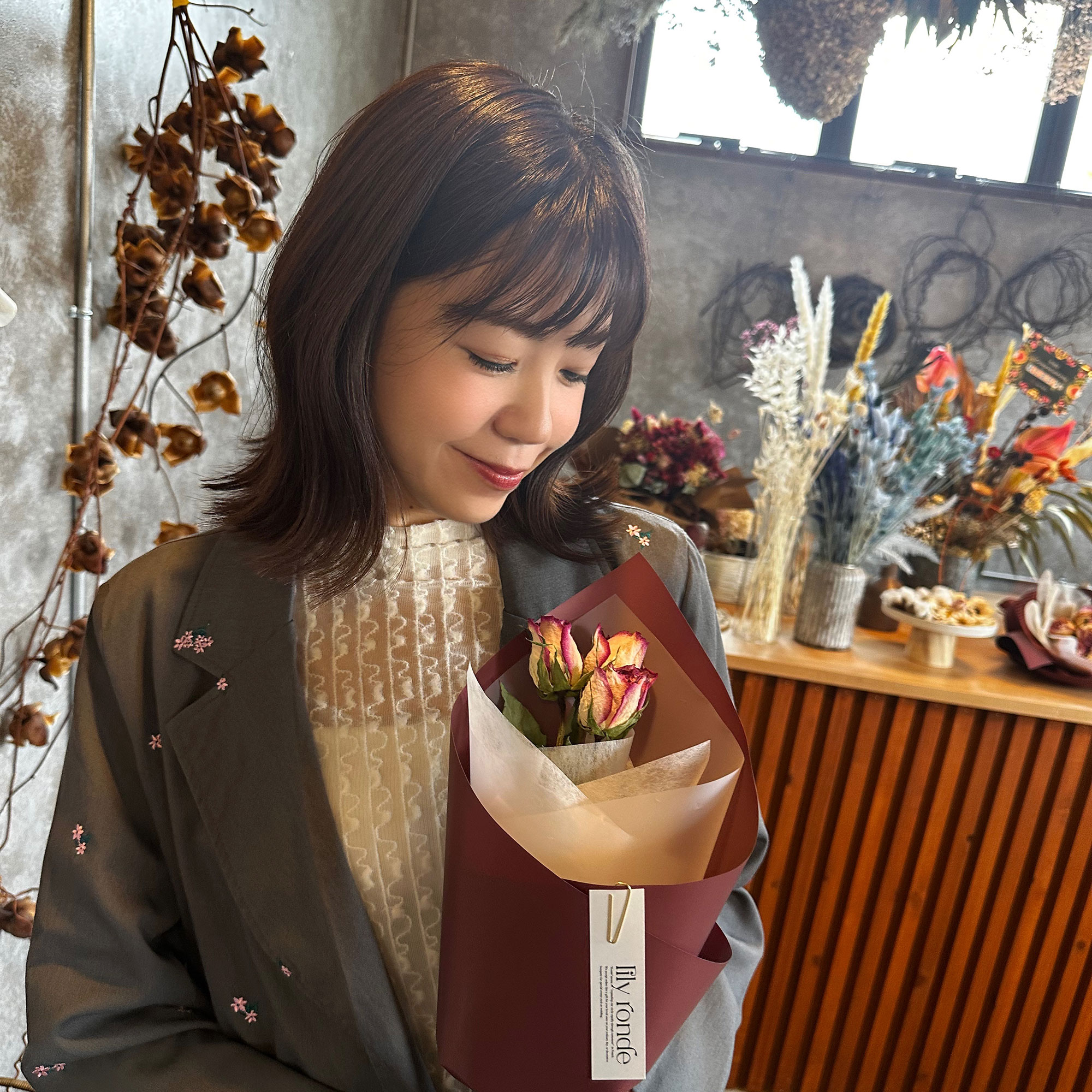 嘉数ゆりオススメ！お洒落で華やかなドライフラワー専門店『lily ronde（リリーロンド）』｜沖縄市美原